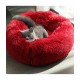 Pado Pet Fluffy Donut Cushion (Red)