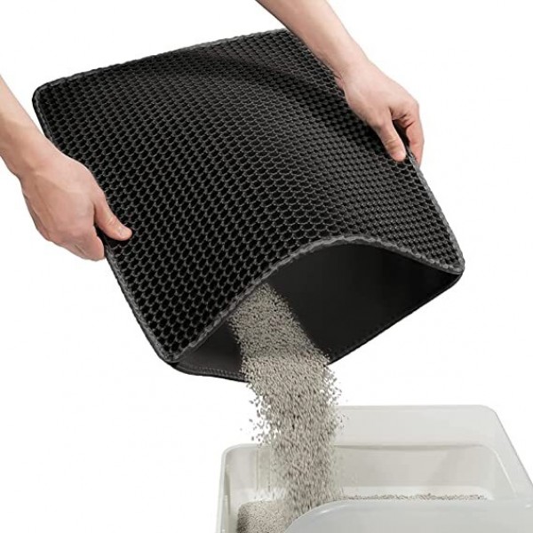 Cat Litter Mat, Litter Box Mat, Large(45x60cm)