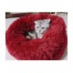 Pado Pet Fluffy Donut Cushion (Red)