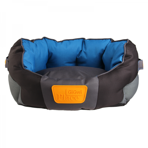 GiGwi Place Soft Bed Blue & Black (S)