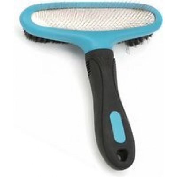 M-PETS Double Sided Slicker Brush(L15 H17)