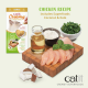 Catit Creamy Superfood Treats, Chicken Recipe with Coconut & Kale 4 tubes x 10g