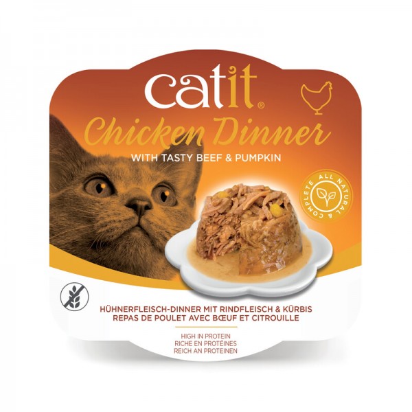 CATIT CHICKEN DINNER BEEF AND PUMPKIN ( 80 G )