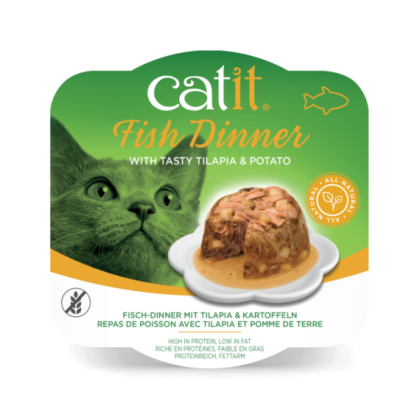 Catit Fish Dinner, Tilapia & Potato (80 g)