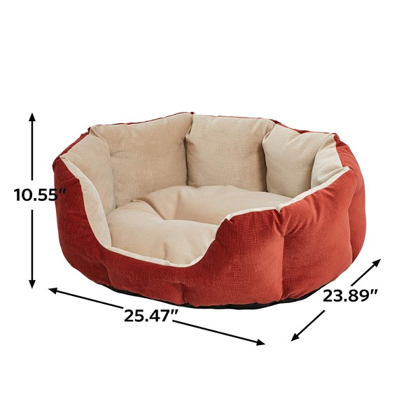 QuietTime Deluxe Taupe Tulip Bed (Small)