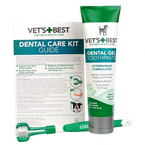 Complete Enzymatic Dental Care Kit ( 2in1 ) For Dog