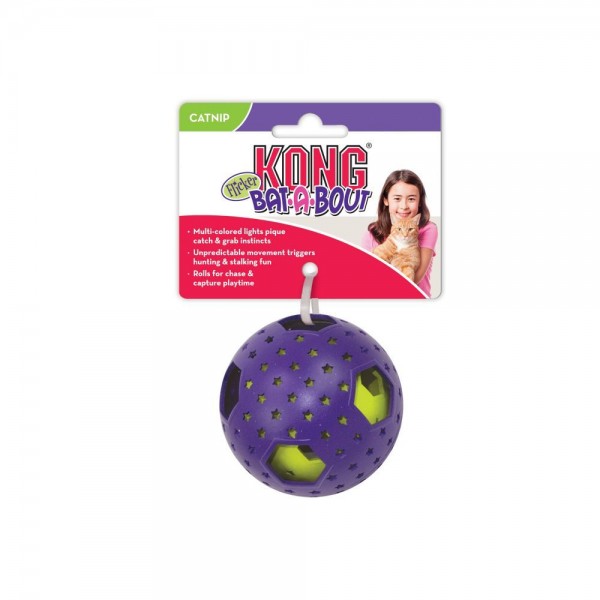 Kong Bat-A-Bout Flicker Disco Cat Toy