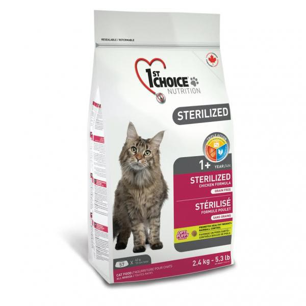 1st Choice Sterilized – Grain Free – Chiken Formula (Adult) 2.4 Kg )