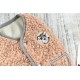 Hong Pet Plush Vest Coat For Pets - Coffee Color Large