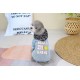 Hong Pet Cool Silk Stripe Color Hat Jacket - Blue small