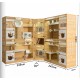 Cat House A ,  Left-145x60x218,  Corner-100x100x218,   Right-145x60x218 ( 13.WWCH13 )