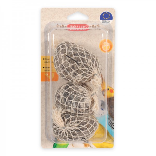 ZOLUX NESTING MATERIAL IN NET ( 3 PCS )