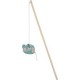 ZOLUX ETHICAT LEAF MOUSE WAND TOY ( WITH STICK )