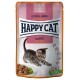 Happy Cat MIS Kitten & Junior Farm Duck Multicolour ( 85 G )