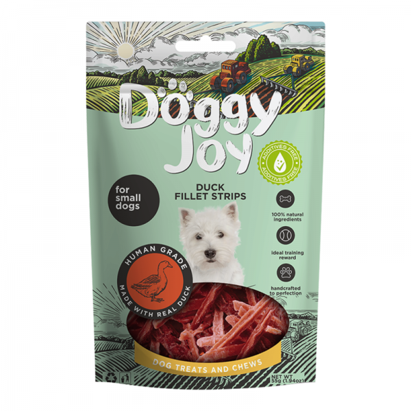 Doggy Joy Duck Fillet Strips Dog Treats ( 55g )