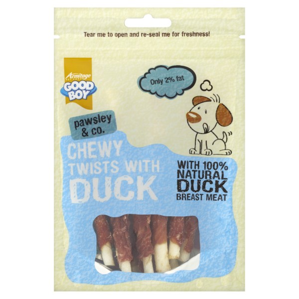 Chewy Duck Twists  ( 90g )