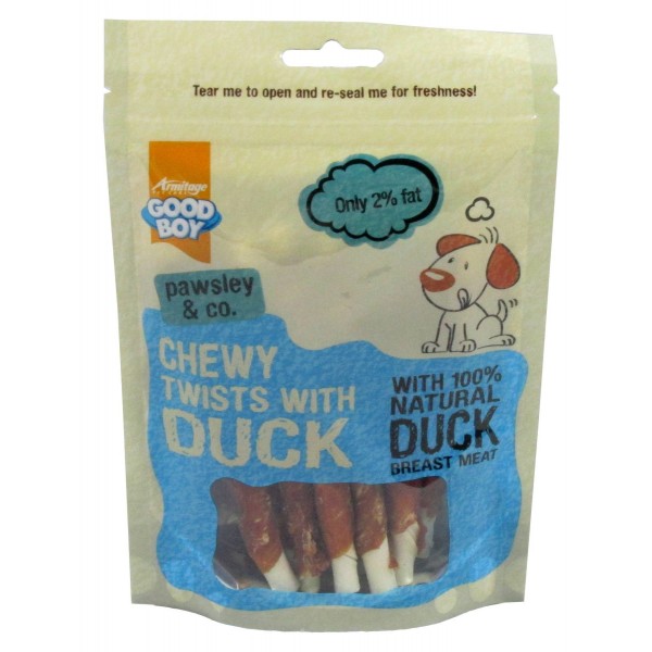 Chewy Duck Twists  ( 90g )