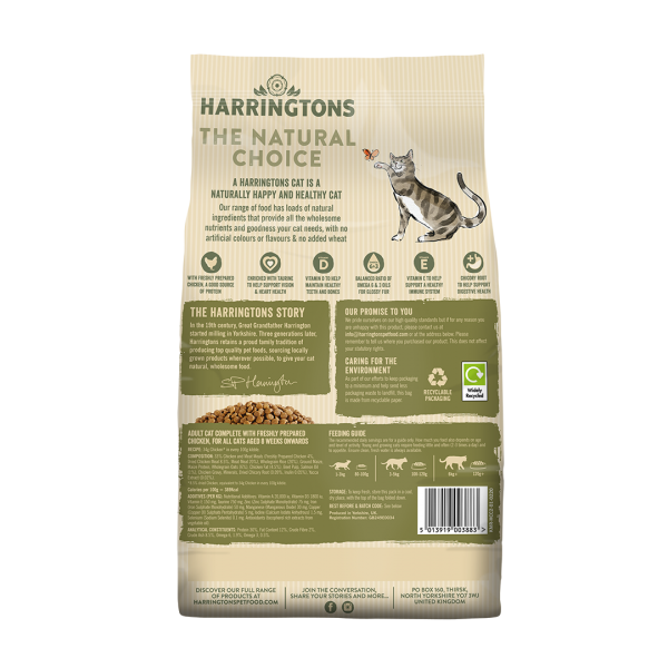 Harringtons Complete Chicken Adult Cat Food( 2kg )