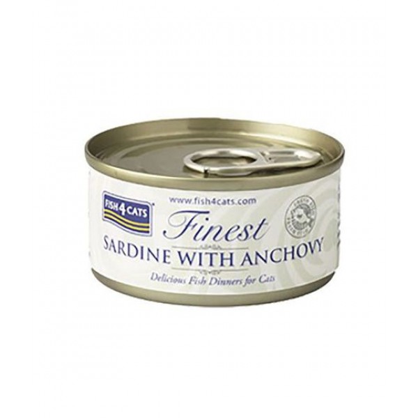 Fish4Cats Sardine with Anchovy Wet Food 70G