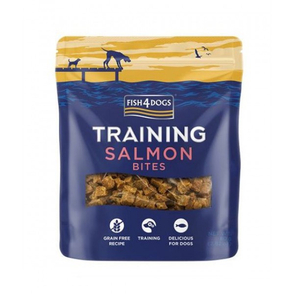 Fish4Dogs Training Salmon Bites Dog Treats 80g