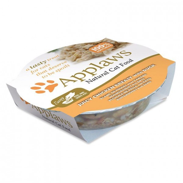 Applaws Cat Chicken with Duck Pot (60g)