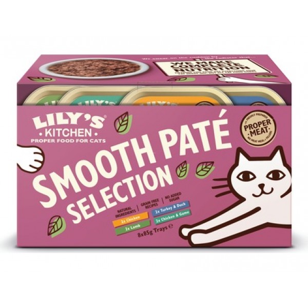 Lily's Kitchen Paté Selection Multipack Wet Cat Food (8x85g)