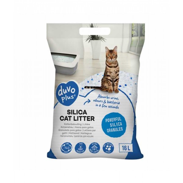 Duvo Premium Silica Cat Litter(16L)