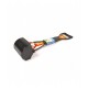 Duvo Poop Scooper Black/Orange (60cm)