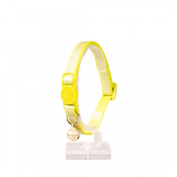 Duvo Cat Collar Nylon Lemon Colors 20 - 30cm /10mm