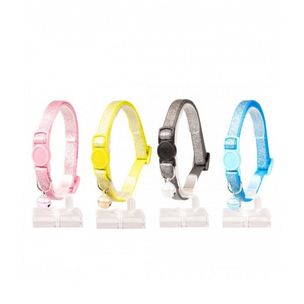 Duvo Cat Collar Nylon Lemon Colors 20 - 30cm /10mm