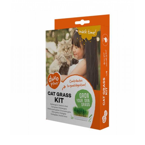 Duvo+ Cat Grass Kit - 70g - 17,5x13x3cm