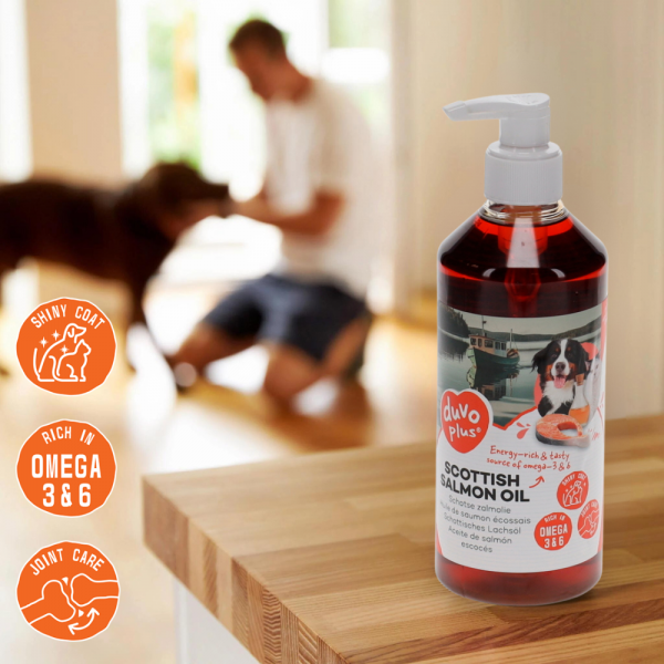 Duvo+ Scottish Salmon Oil for Cats & Dogs 500ml