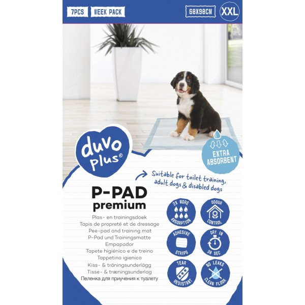 Duvo+ Pet Pad Premium Week Pack XXL-60x90cm 7pcs