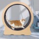 Cat Exercise Wheel Treadmill Anti-Pinch (Burly wood, SMALL )