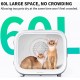 PETKIT AIRSALON MAX Automatic Pet Hair Drying Box for Cat Puppy Kitten,Ultra Quiet Hair Dryer for Small Dog Grooming,60L Large Capacity/Smart Temperature Control via App and Touch Panel