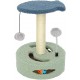 Golden Cat,Cats Scratching Post Tower,Cat Tree (Color : Blue)