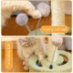 Golden Cat,Cats Scratching Post Tower,Cat Tree (Color Pink)