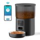 Smart 4L Automatic Cat Feeder - Automatic Pet Feeder for Cats & Dogs: Timed Pet Dog Food Dispenser with Stainless Steel Bowl,Wi-Fi Enabled App for iPhone and Android,10s Voice,Portion Control