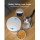 Smart 4L Automatic Cat Feeder - Automatic Pet Feeder for Cats & Dogs: Timed Pet Dog Food Dispenser with Stainless Steel Bowl,Wi-Fi Enabled App for iPhone and Android,10s Voice,Portion Control