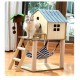 Outdoor Cat Enclosure Cat climbing frame, cat litter, cat tree, sisal cat scratch board, solid wood cat scratch post, claw grinder, cat toy Cat Hut