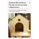 Outdoor Cat Enclosure Cat climbing frame, cat litter, cat tree, sisal cat scratch board, solid wood cat scratch post, claw grinder, cat toy Cat Hut