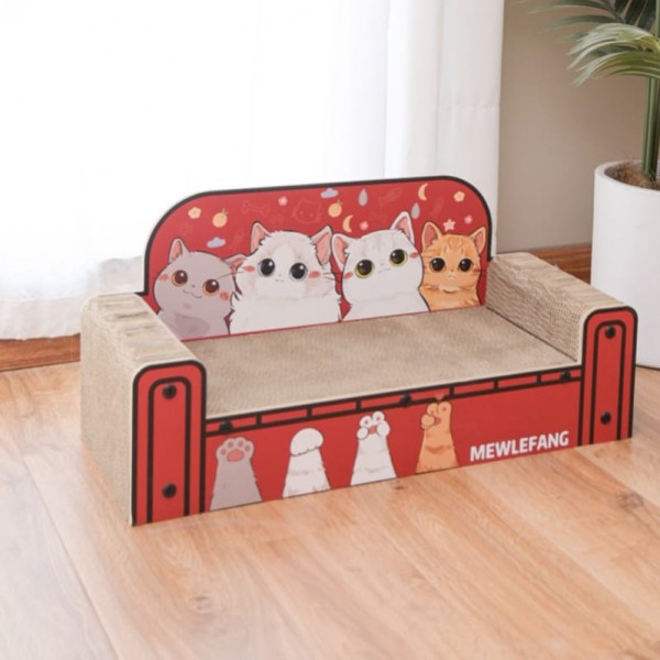 Cat Sofa,( M ) Cat Sofa Bed Furniture Protector Cat Bed Cat Nest Durable Grinding Board Scratching Board