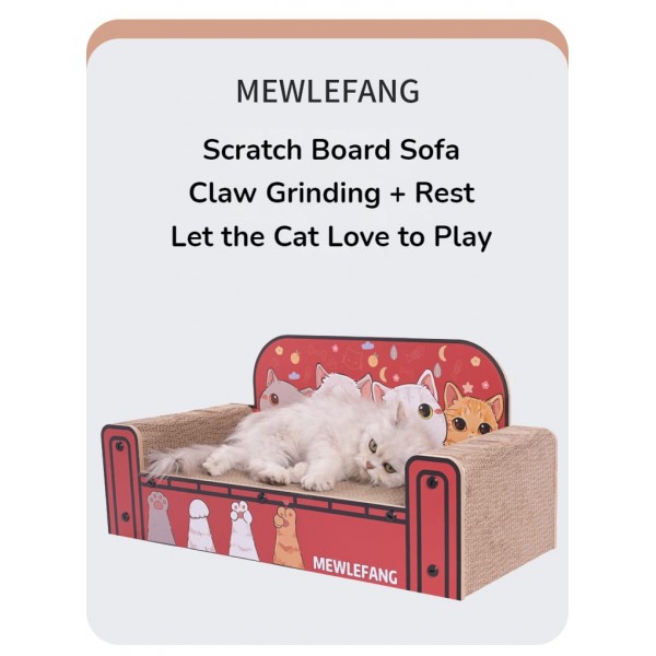 Cat Sofa,( M ) Cat Sofa Bed Furniture Protector Cat Bed Cat Nest Durable Grinding Board Scratching Board