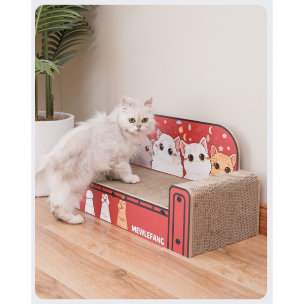 Cat Sofa,( L ) Cat Sofa Bed Furniture Protector Cat Bed Cat Nest Durable Grinding Board Scratching Board