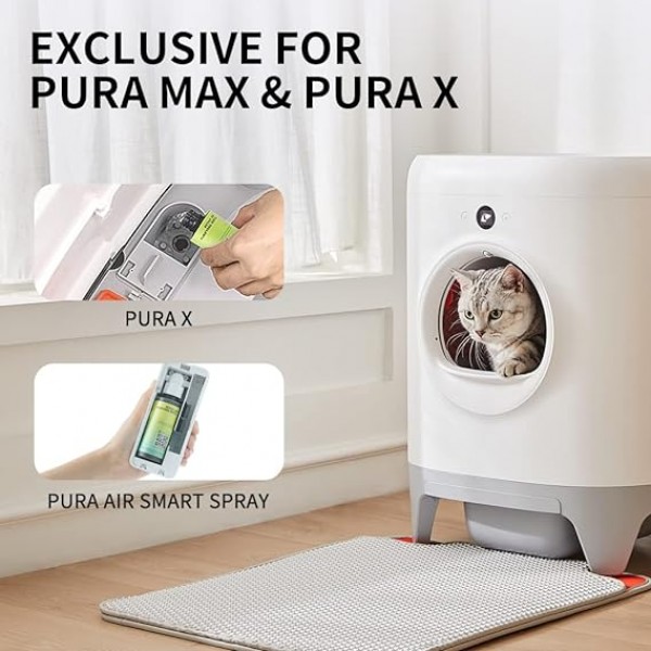 PETKIT Air Purifying Refills for PuraX PuraMax Self-Cleaning Cat Llitter Box,(4 bottles)