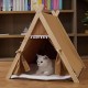 Pet Teepee Tent for Dogs/cat with Thick Cushion/Bed,