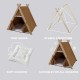 Pet Teepee Tent for Dogs/cat with Thick Cushion/Bed,