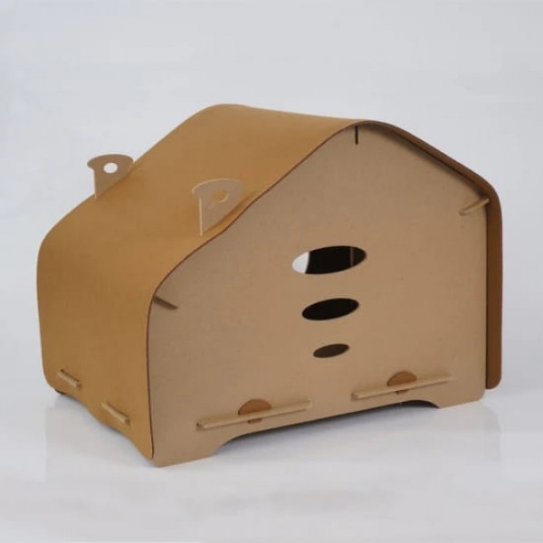 Eco-Friendly Cat Scratcher Toy Cat Wooden House Cat House Pet House