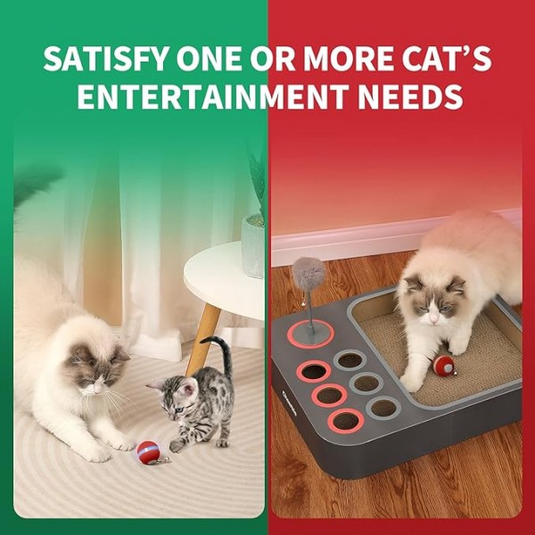 Cat Scratching Pads/USB Rechargeable Smart Cat Ball toy