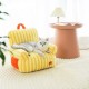 Cat Couch Bed Dog Sofa Cute Portable Cat Sleeping Bed Warm Nest Washable Dog Bed Non-slip Bottom Pet Bed Kennel Cat Dog Dog Rabbit Dog, Yellow